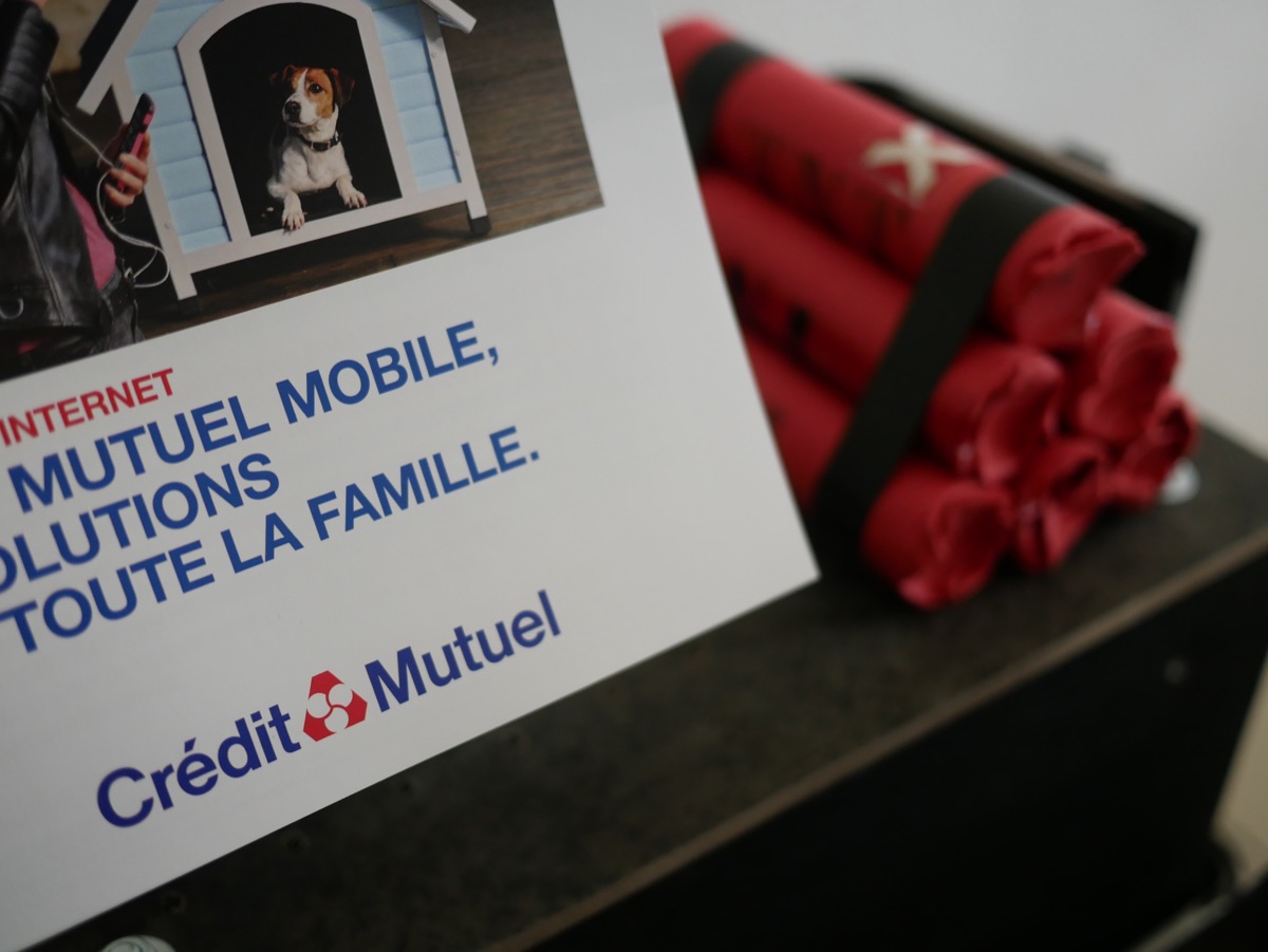 séance d'escape game au crédit mutuel